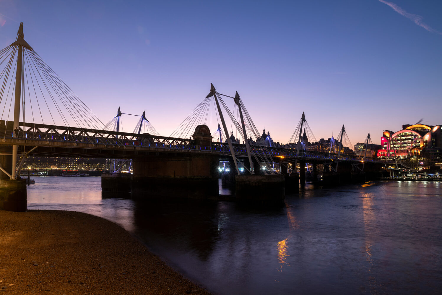 Golden Jubilee Footbridges | Illuminated River