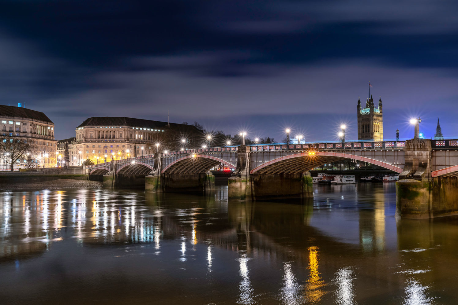 Lambeth Bridge Illuminated River