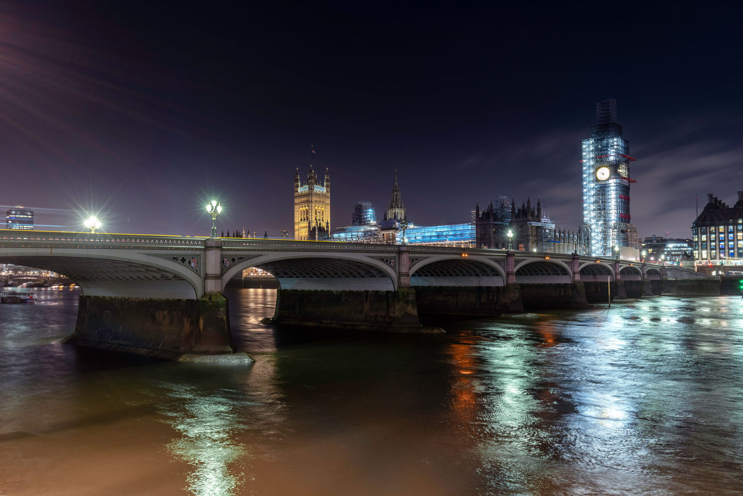 Westminster Bridge Illuminated River