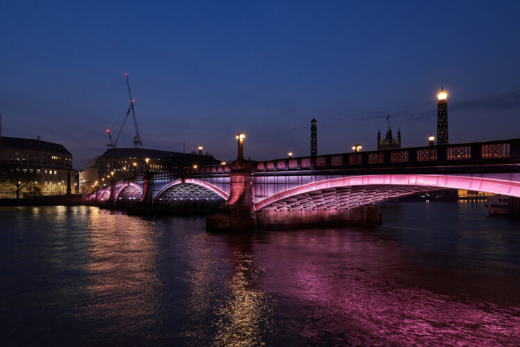 Lambeth Bridge Illuminated River