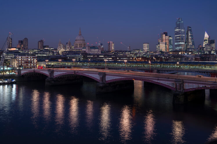 Blackfriars Bridge Illuminated River