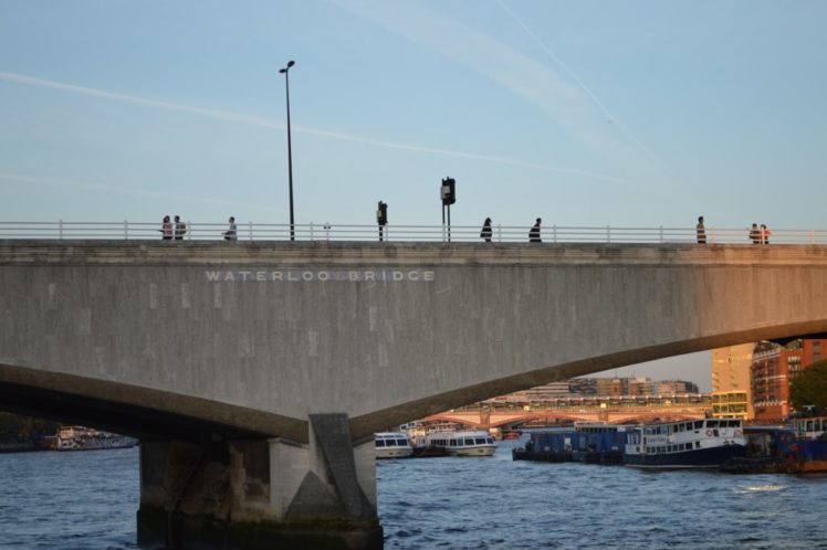 Waterloo Bridge Illuminated River