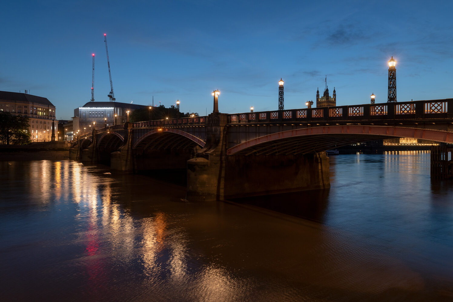 Lambeth Bridge Illuminated River